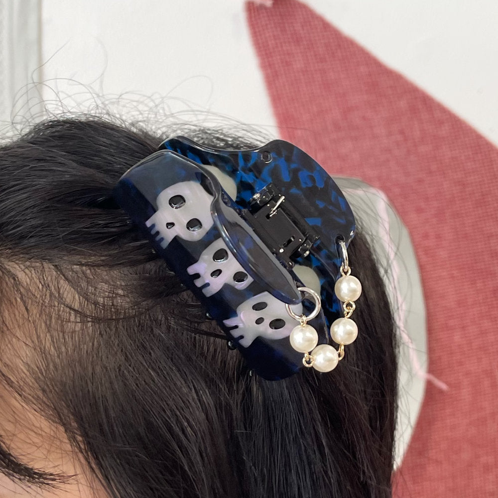 Skull hair clip / スカルヘアクリップ