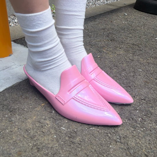 MRS.WANG / SHINY PINK / ミュール