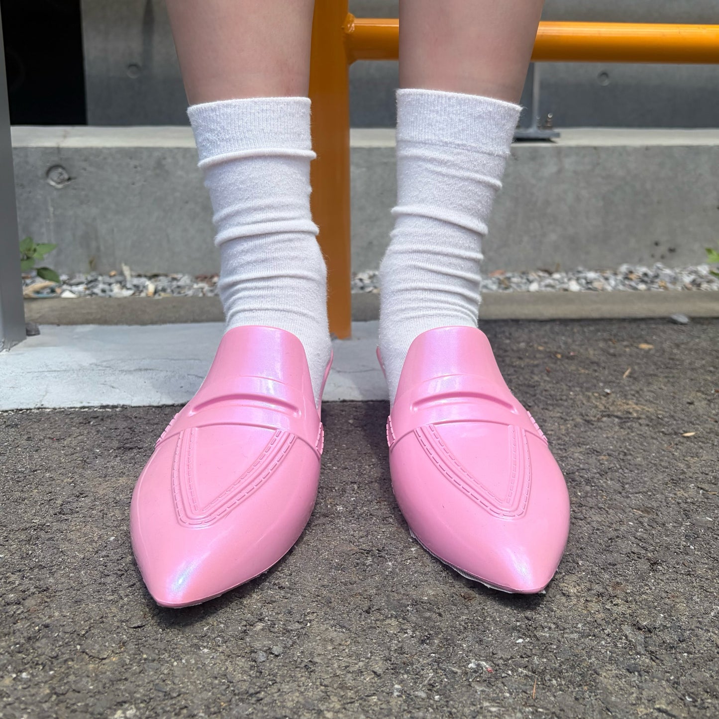 MRS.WANG / SHINY PINK / ミュール