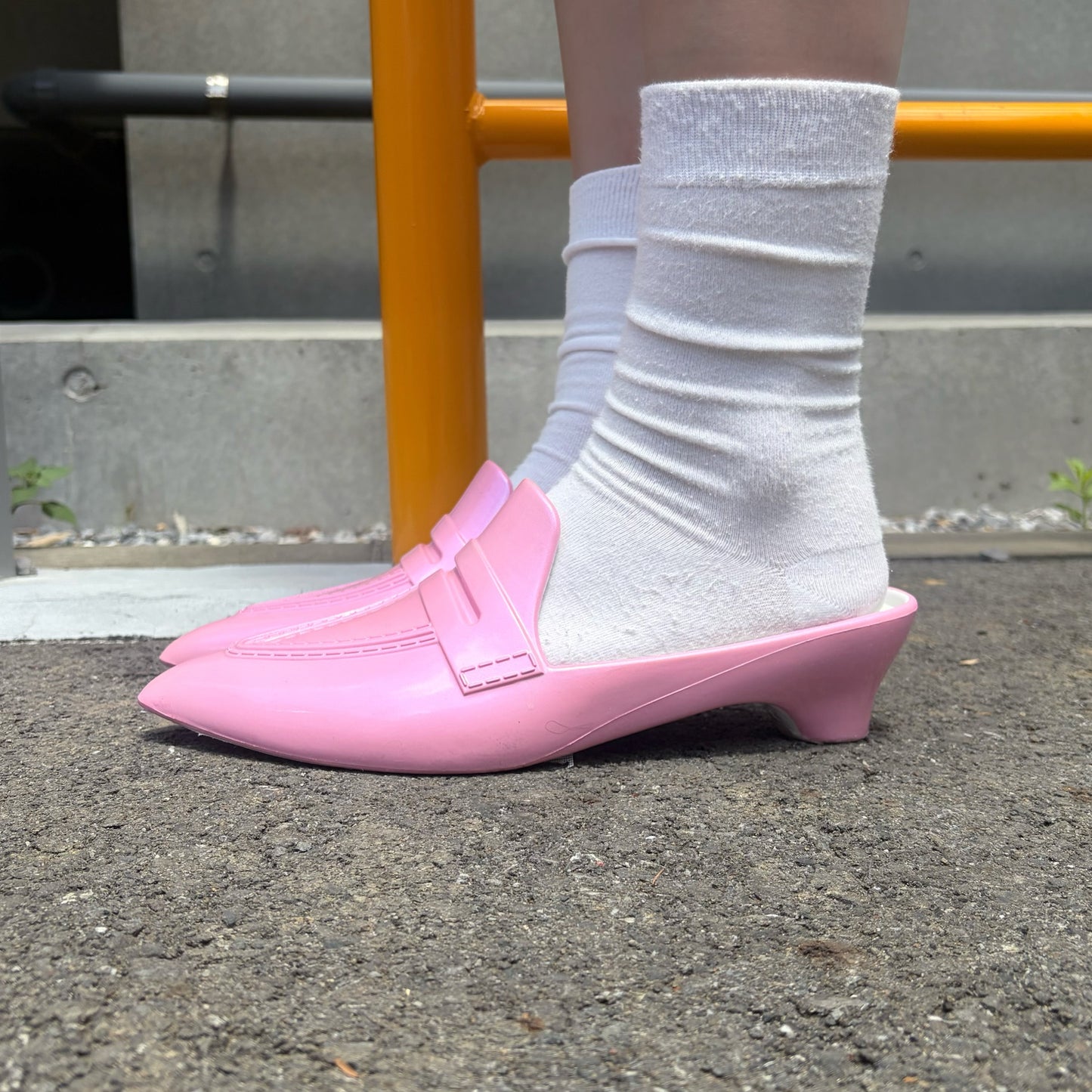 MRS.WANG / SHINY PINK / ミュール