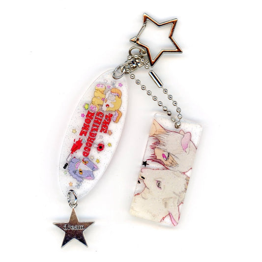 【oliwa】Movie characters keyring / キーリング
