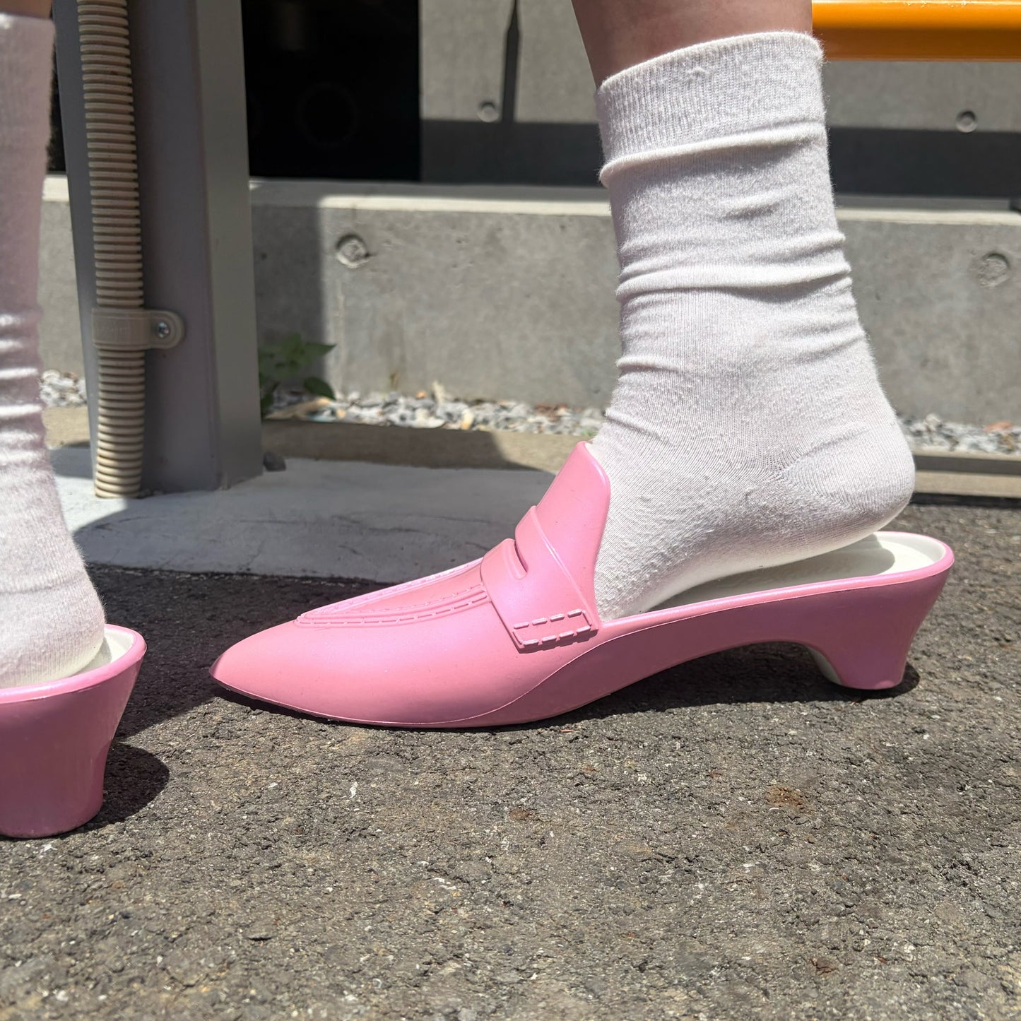 MRS.WANG / SHINY PINK / ミュール