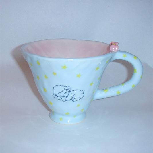 【SHEEP LIMITED】Sweet dream service cup / light blue / ドリームマグ