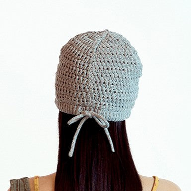 STRING NET BEANIE / MELANGE GREY / ストリングネットビーニー