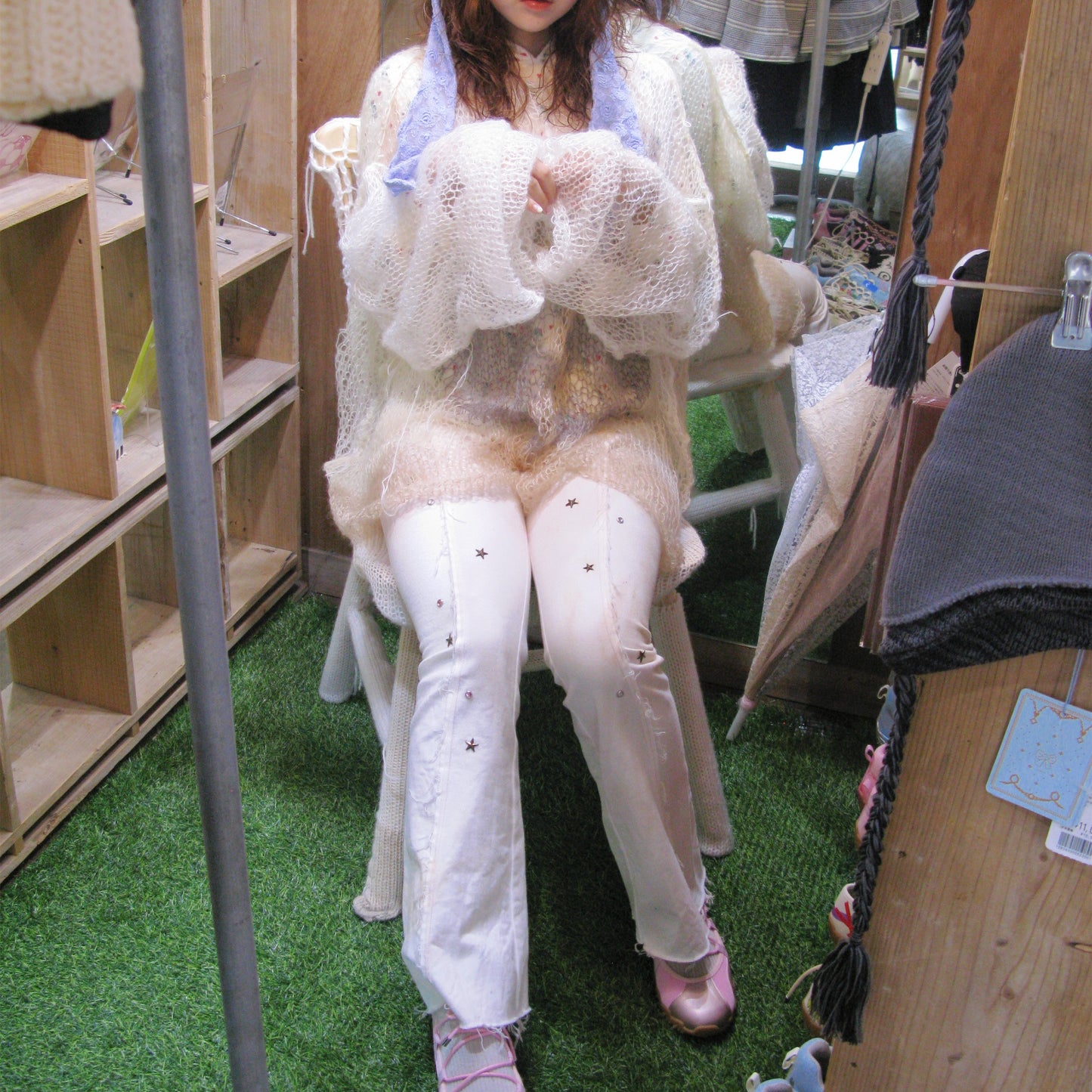 Punk trousers / White / パンクトラウザーズ