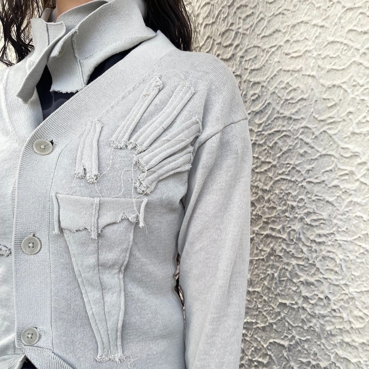 【TONII MONDO】-hain cardigan / Gray / ハインカーディガン