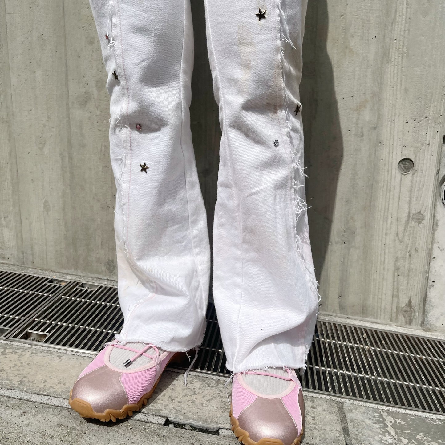 Punk trousers / White / パンクトラウザーズ