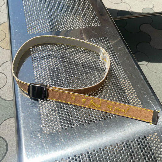 cork belt / yellow / コルクベルト