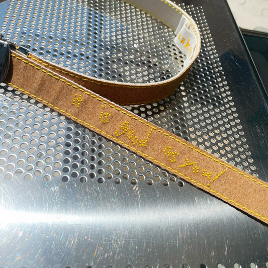 cork belt / yellow / コルクベルト