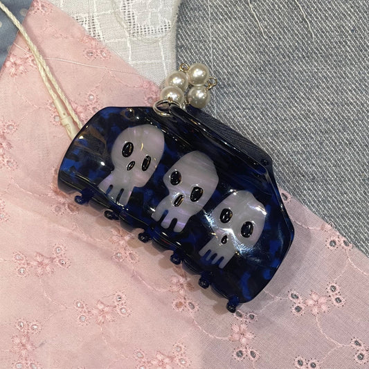 Skull hair clip / スカルヘアクリップ