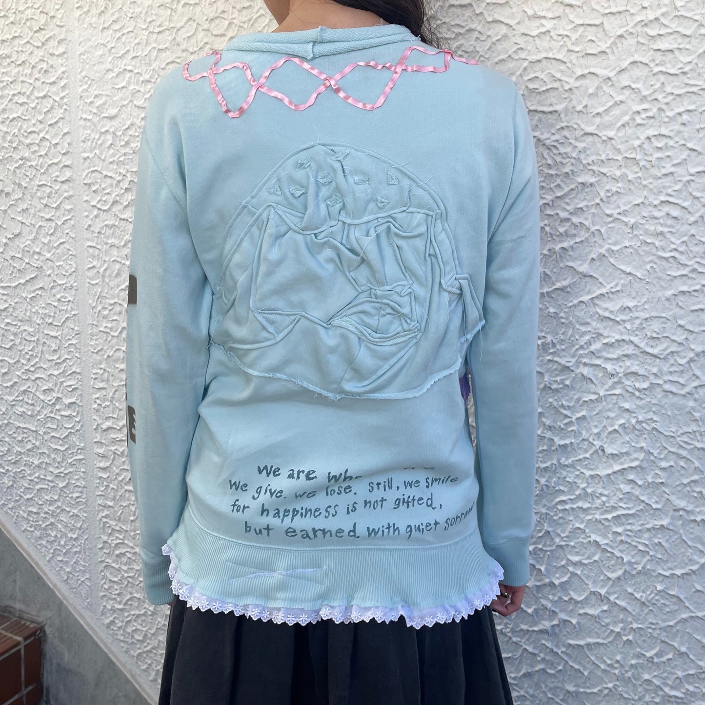 trust teji x TONII MONDO collabolation ★ Bond zip parka / Blue / ボンドジップパーカー