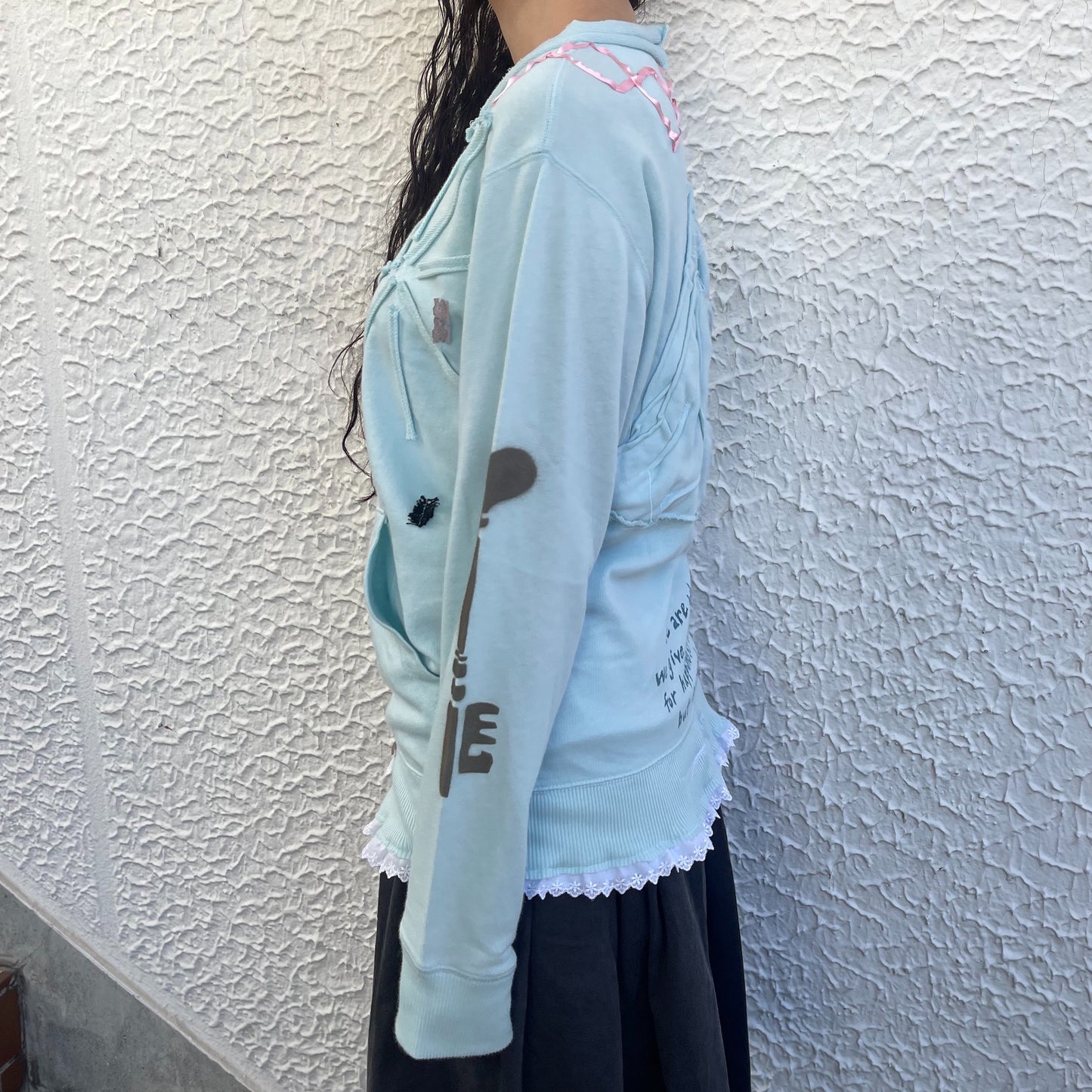 trust teji x TONII MONDO collabolation ★ Bond zip parka / Blue / ボンドジップパーカー