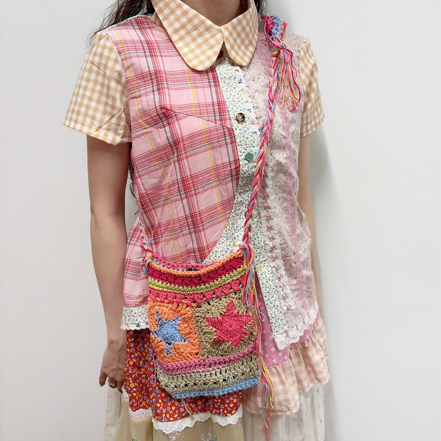Star Crochet bag / multi / スタークロシェバッグ