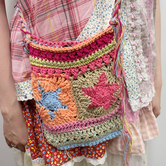 Star Crochet bag / multi / スタークロシェバッグ