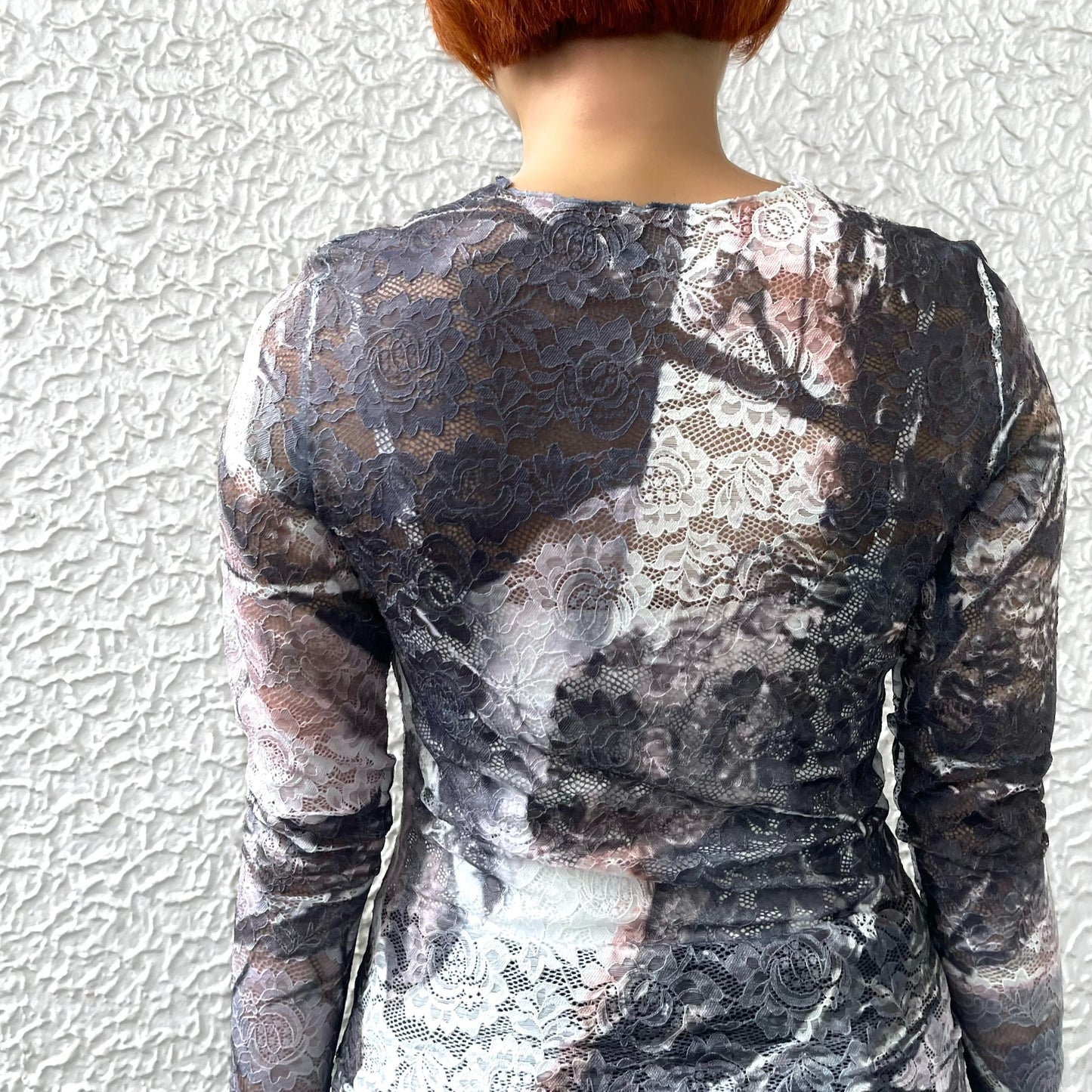 LACE DIRECT PRINT CUTSEW / CAMO / レースダイレクトプリントカットソー