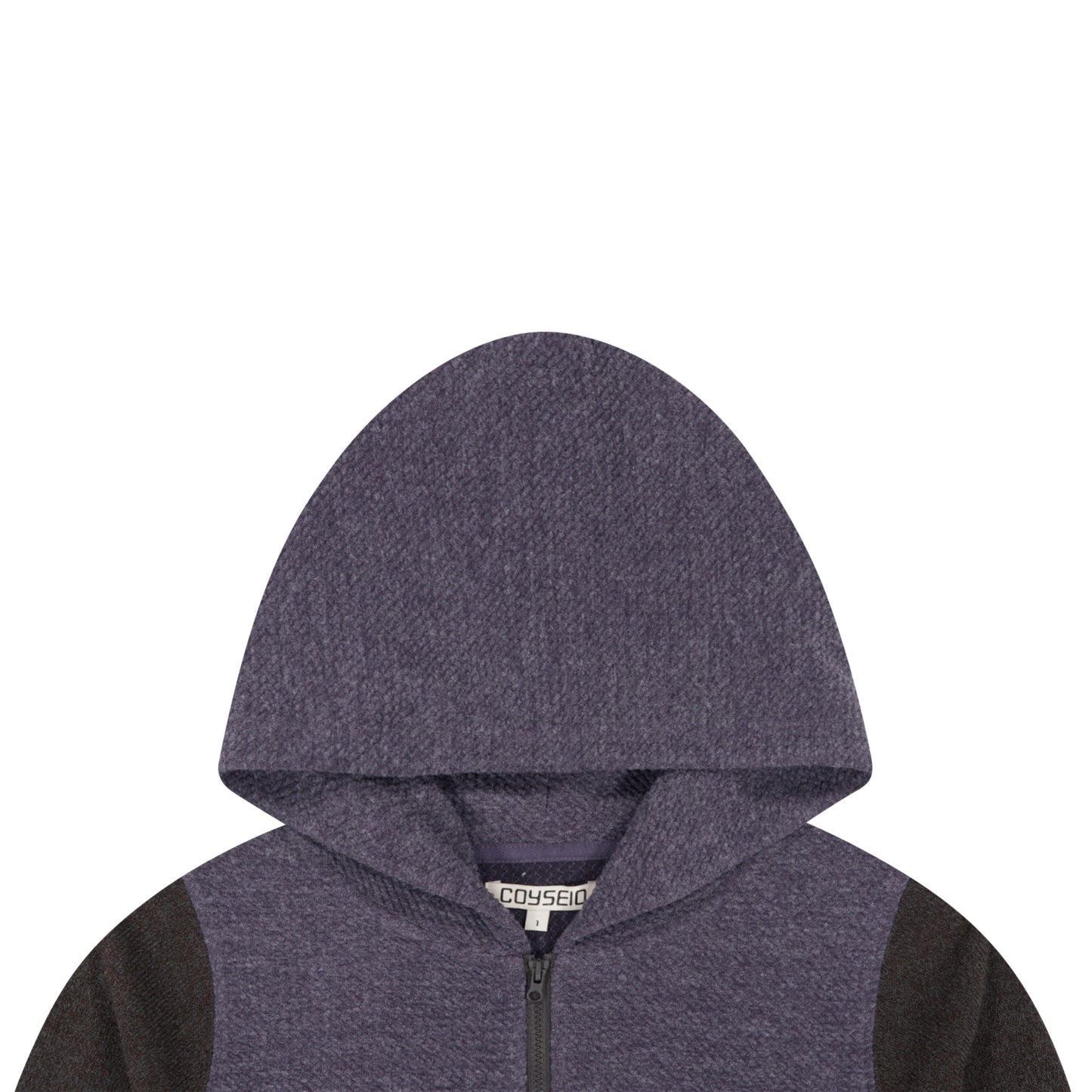 BUTTON POCKET ZIP-UP HOODIE / PURPLE / ボタンポケットジップアップフーディー