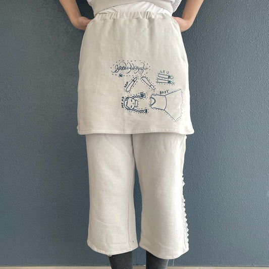 Skirt pants / Grey / スカートパンツ