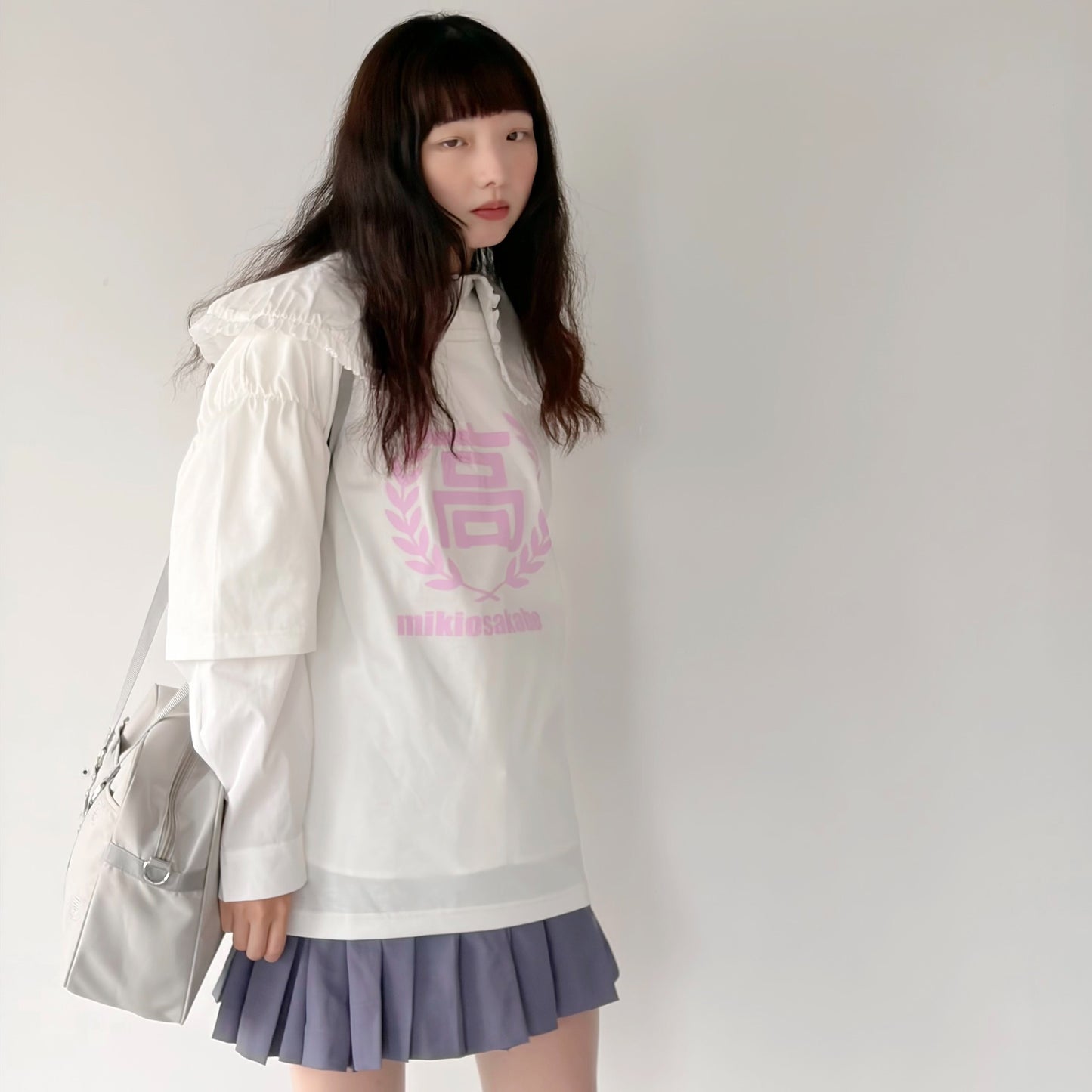 DOLL COLLAR SHIRT / WHITE / ドールカラーシャツ