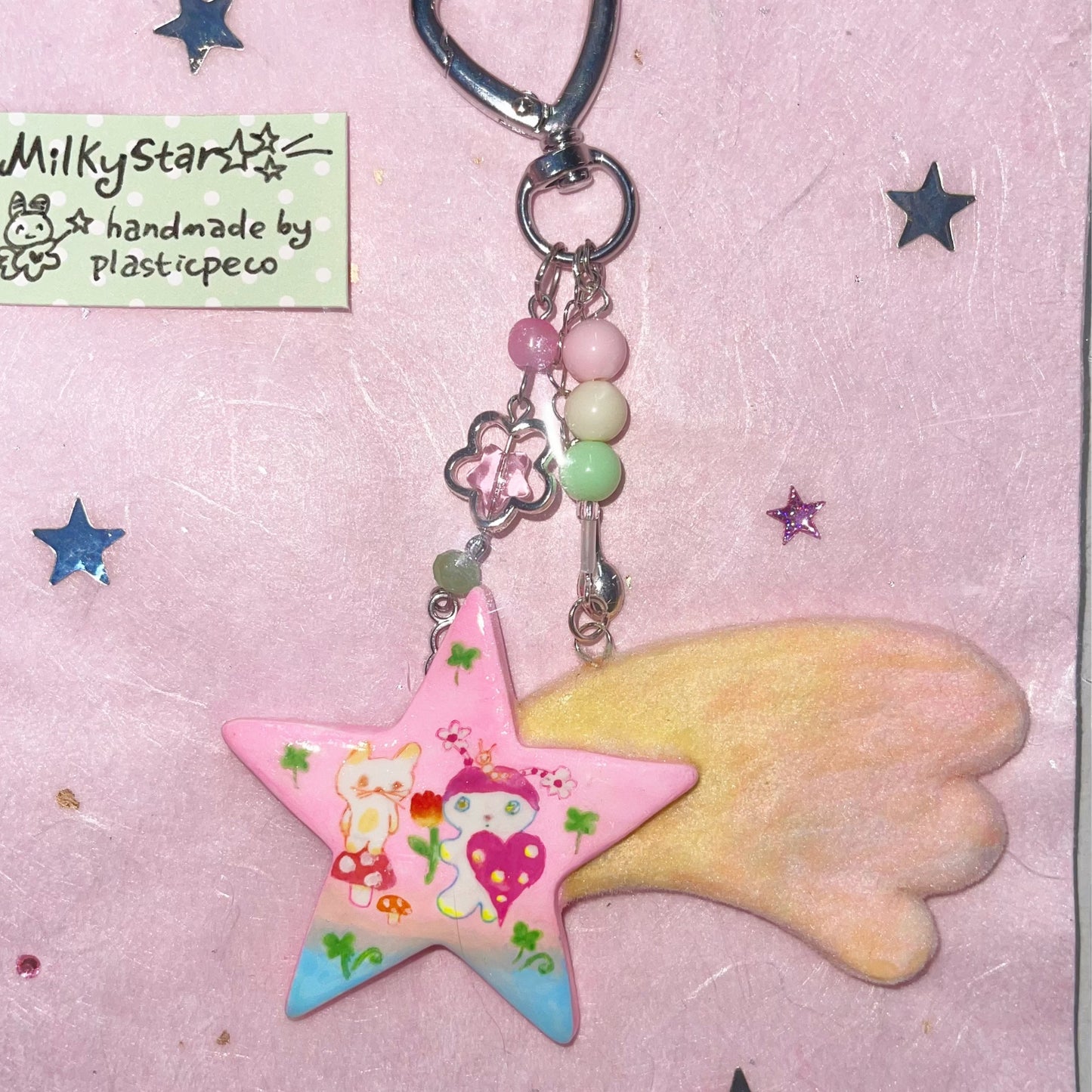 【peco】Milky Star 08 / SHEEP LIMITED / キーリング