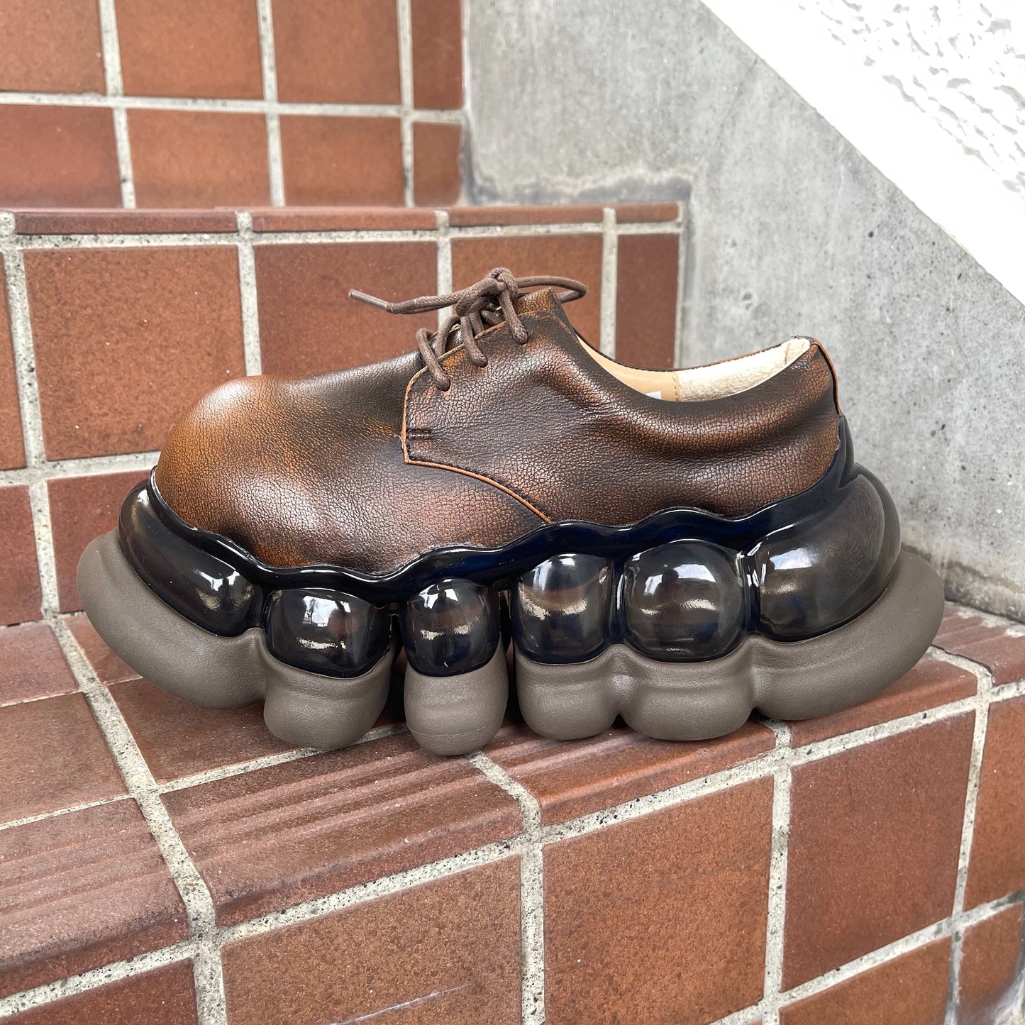 JEWELRY ARK WHALE / BROWN / MIKIOSAKABEシューズ