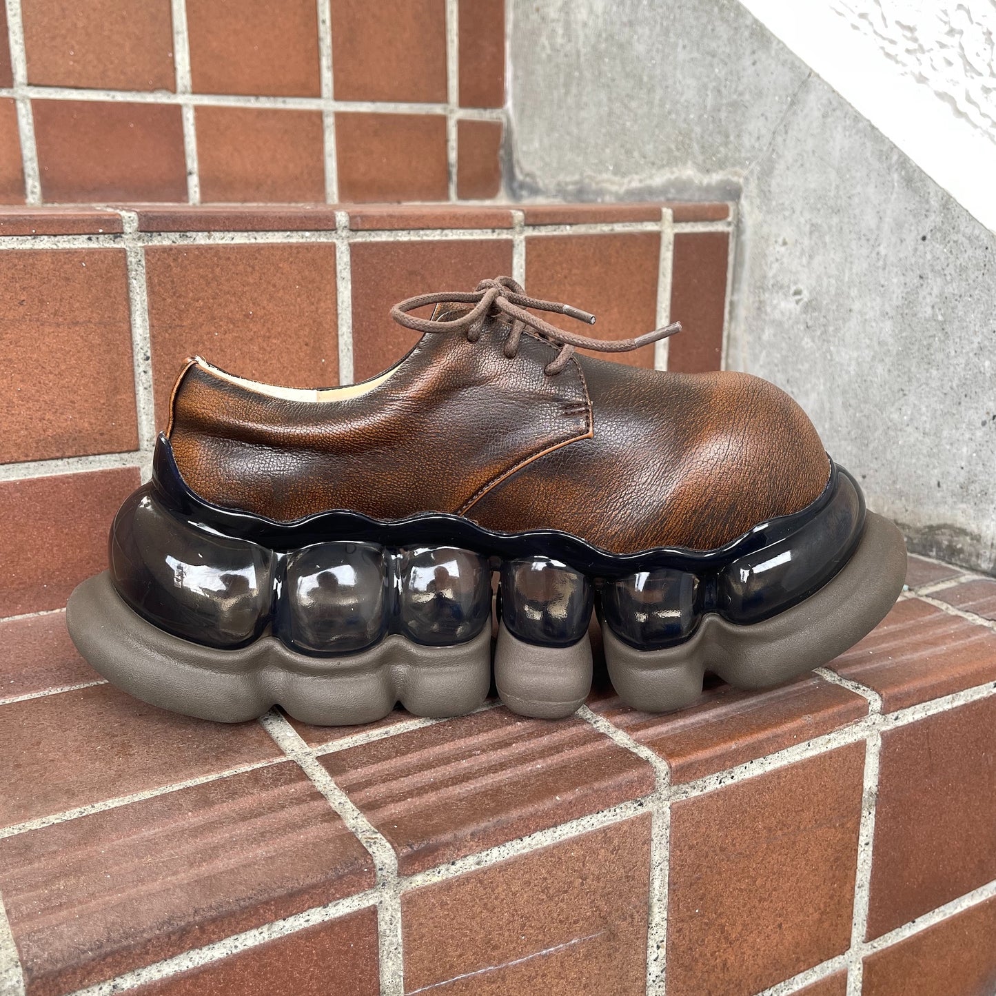 JEWELRY ARK WHALE / BROWN / MIKIOSAKABEシューズ