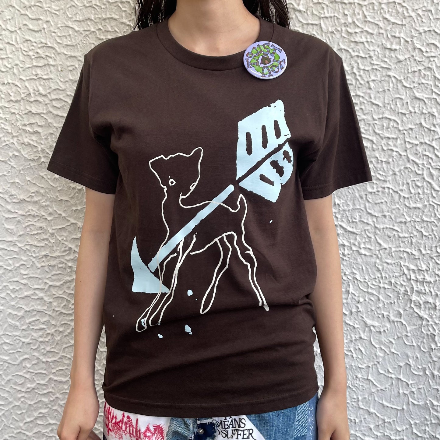 【trust teji 】Bambi tee+ / Brown / バンビＴシャツ