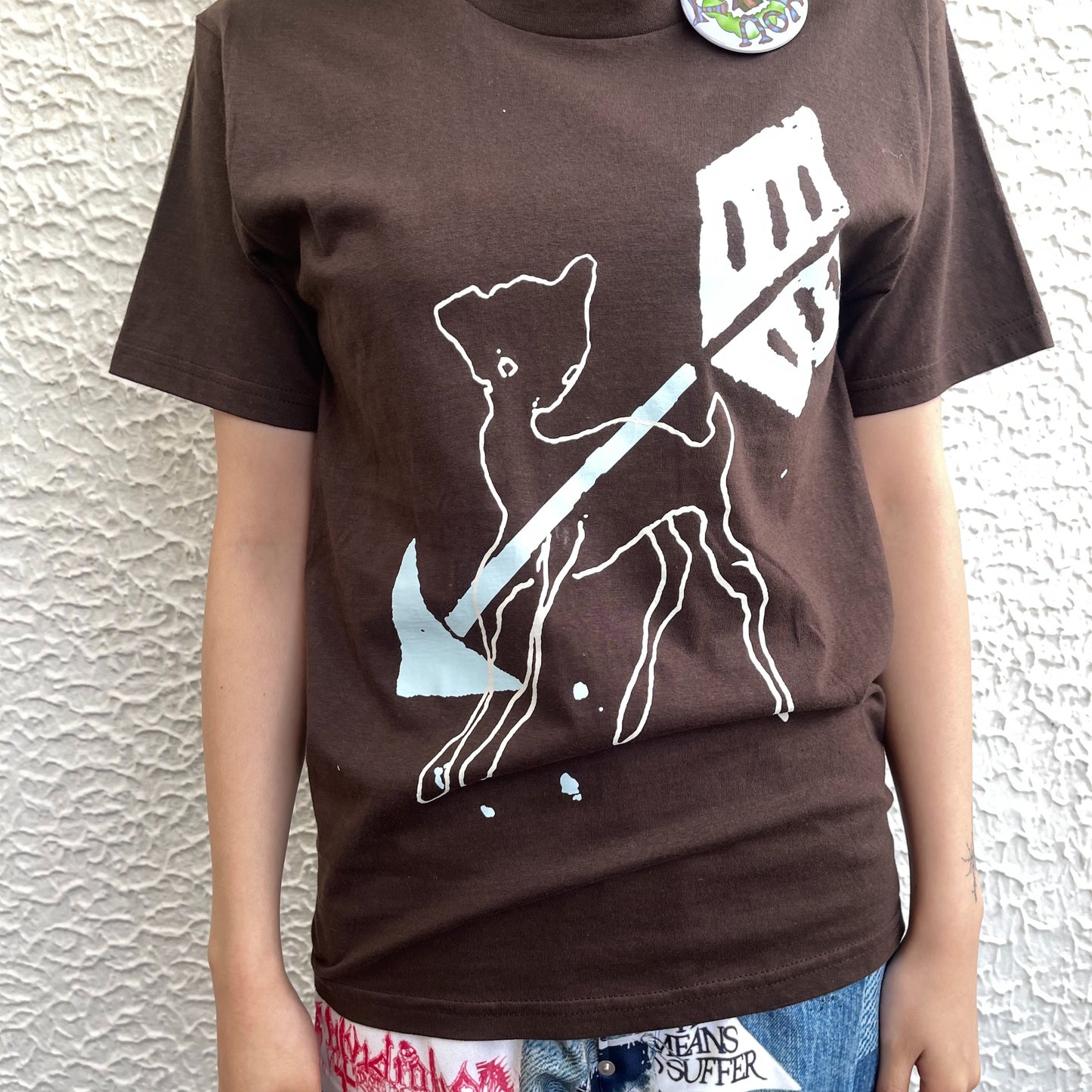 【trust teji 】Bambi tee+ / Brown / バンビＴシャツ