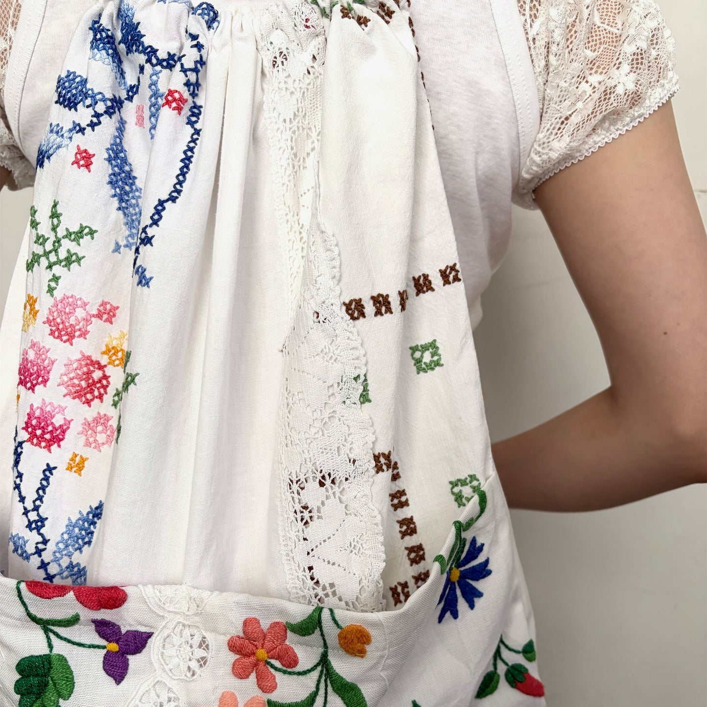 TABLECLOTH drawstring backpack / テーブルクロスバックパック