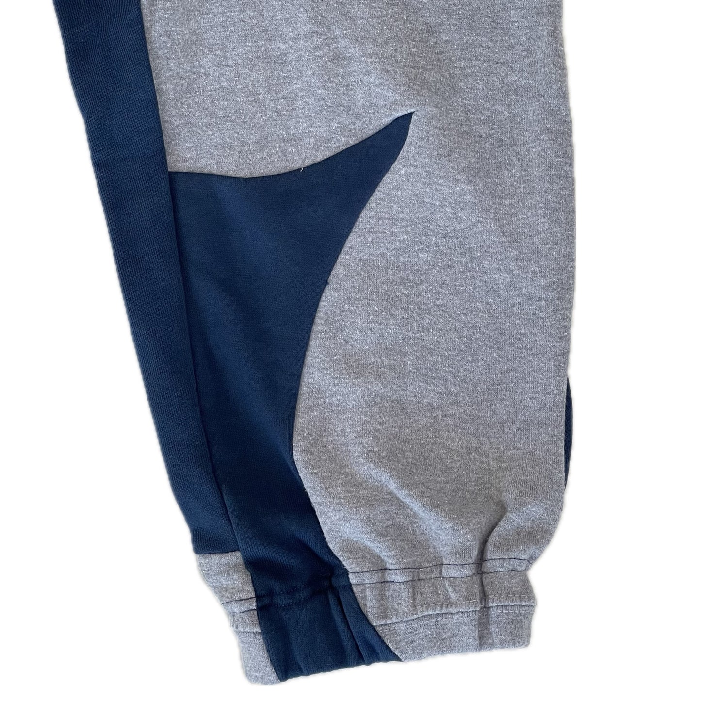 TWO-TONE UNE UNE SWEAT PANTS / BLUE / パターンスウェットパンツ