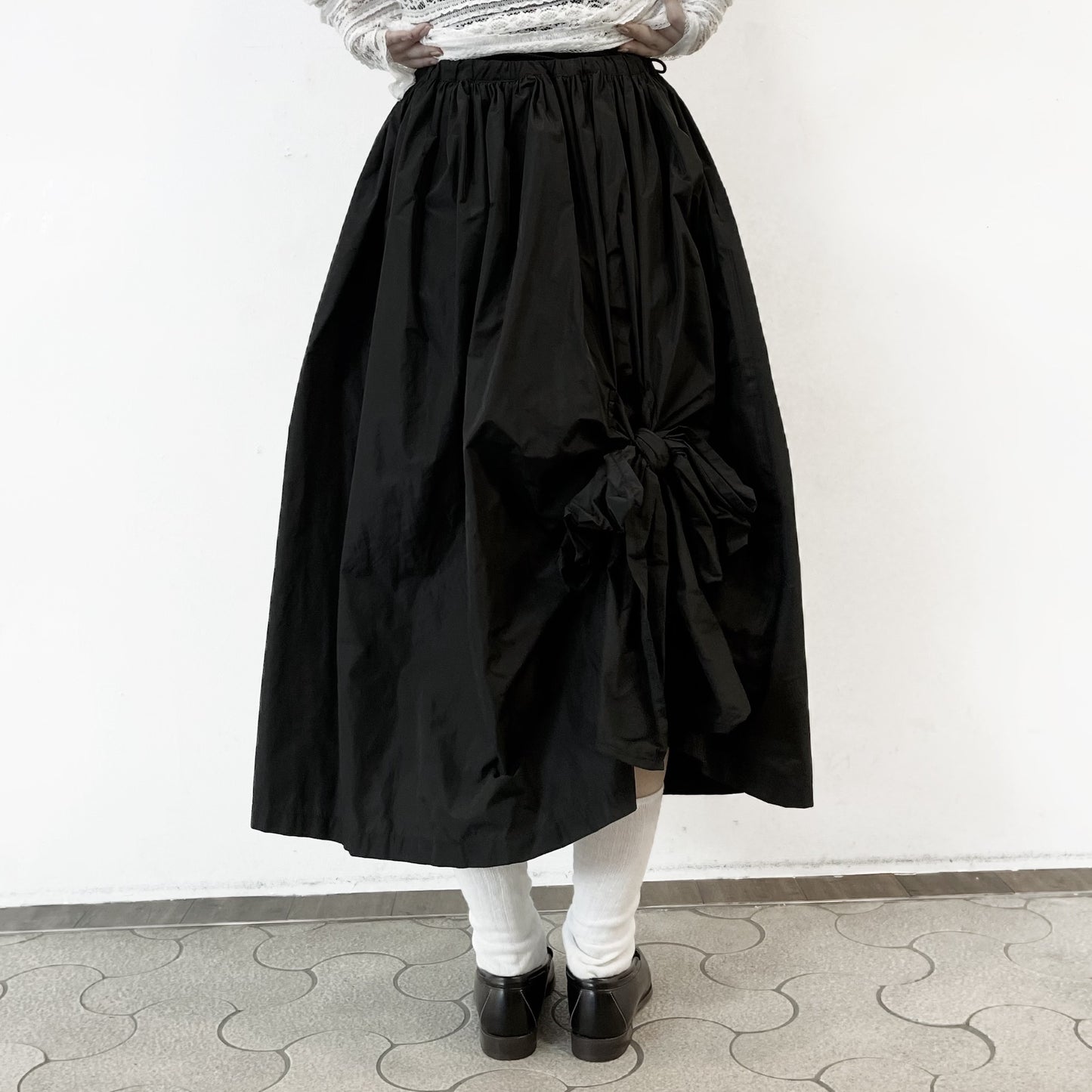 Ribbon Skirt / Black / リボンスカート