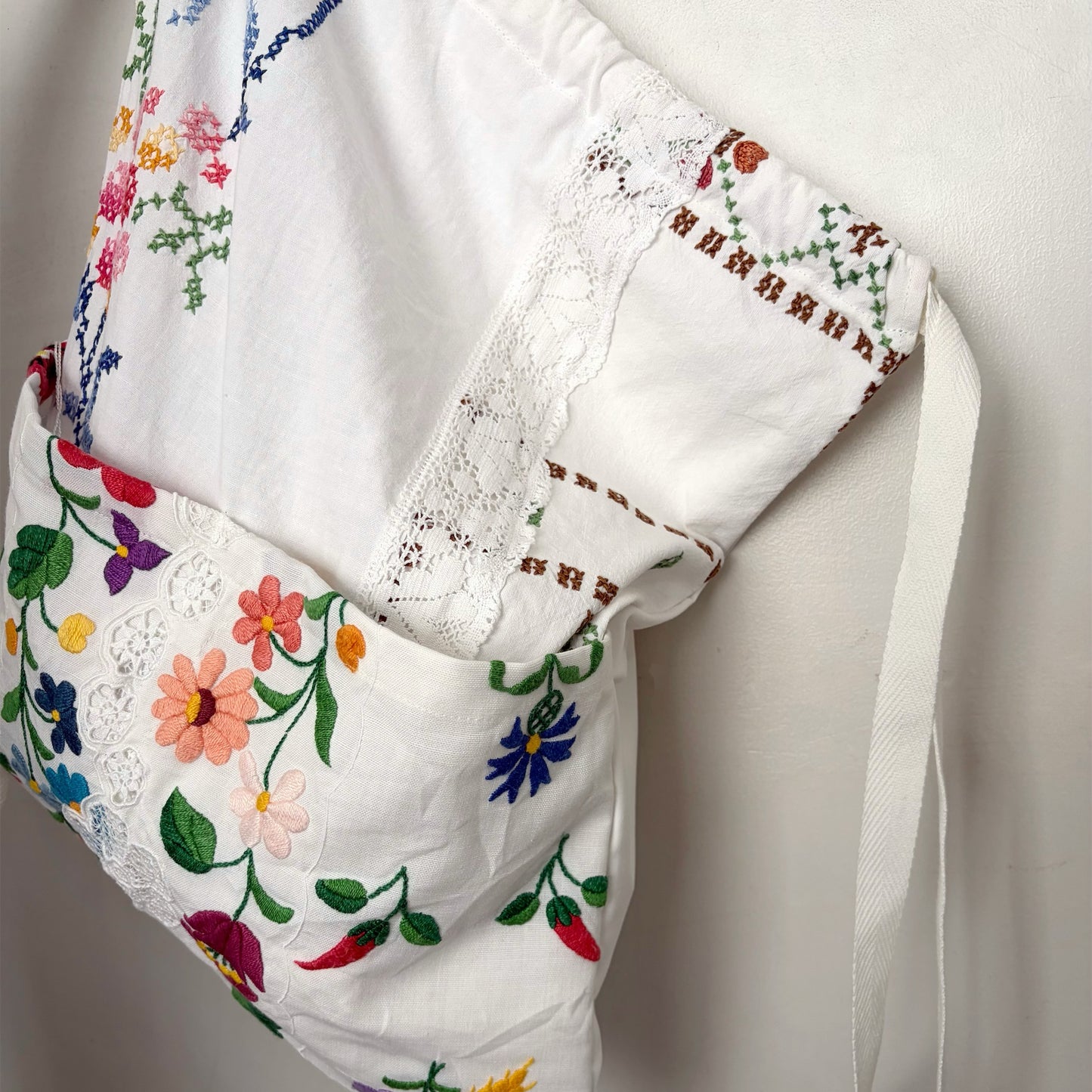 TABLECLOTH drawstring backpack / テーブルクロスバックパック