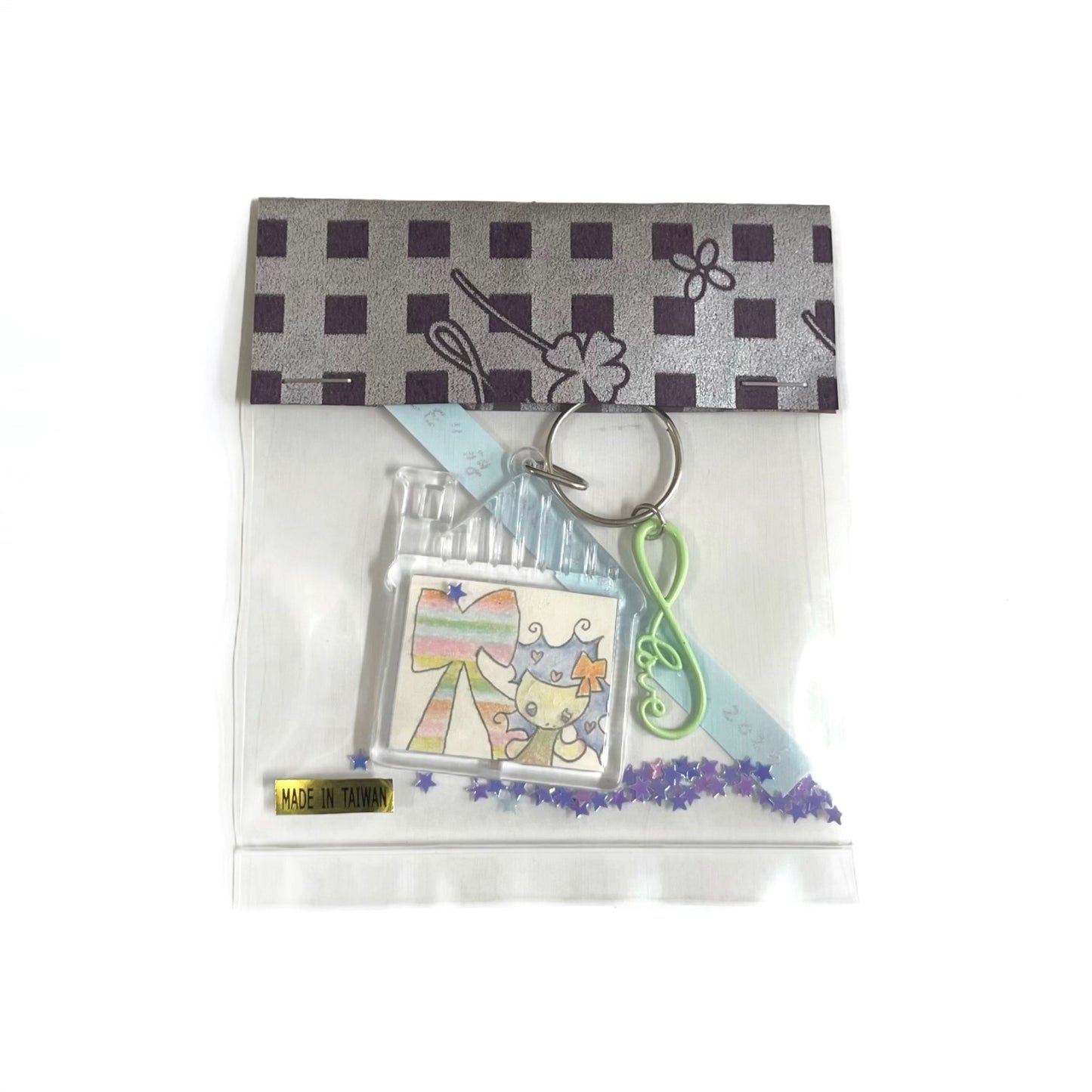 【Xue Tsung-Hsien】original drawing keychain / hair style / キーチェーン