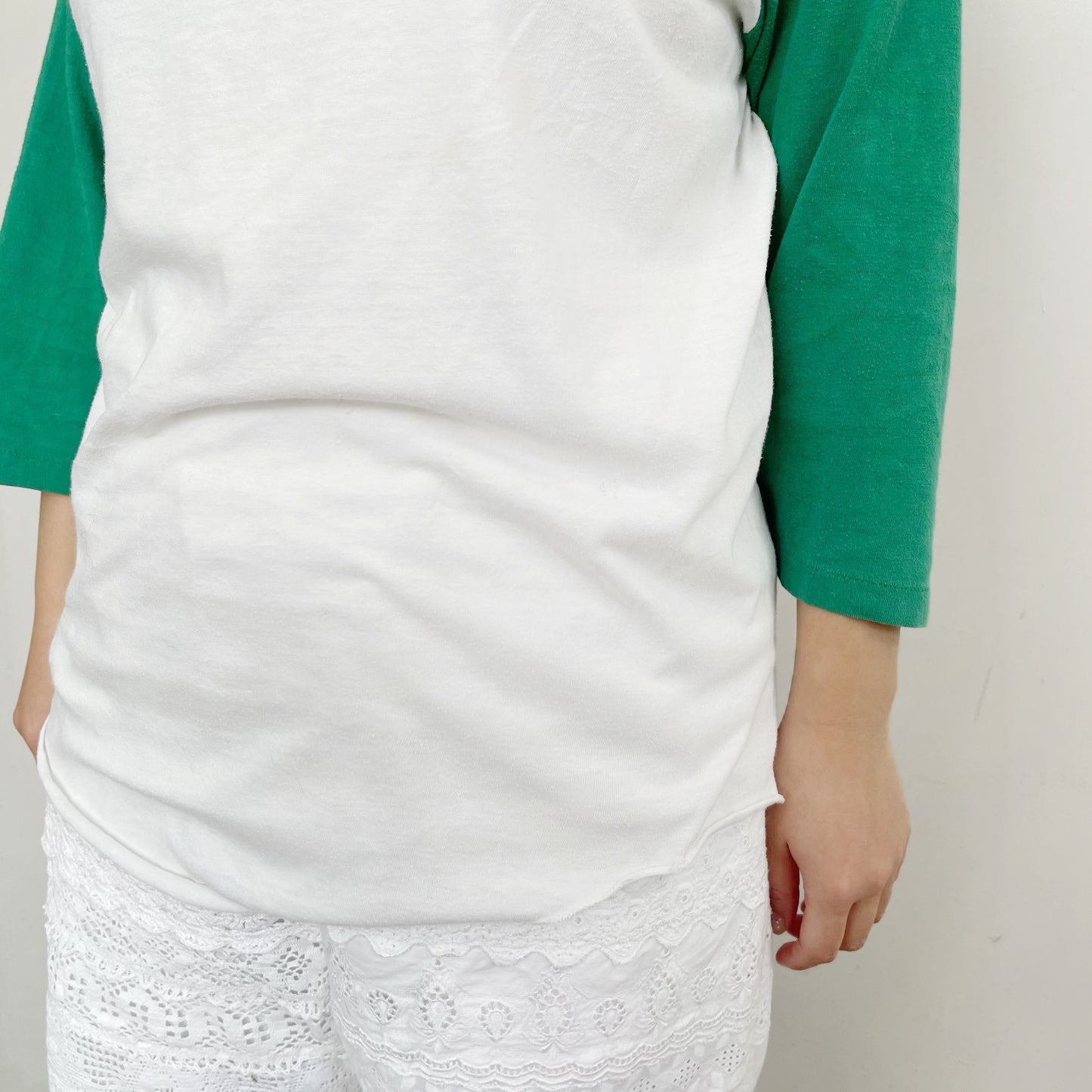 Stunt girl baseball tee / エアブラシTシャツ