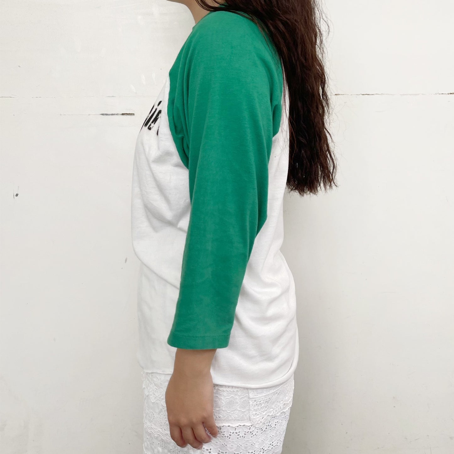 Stunt girl baseball tee / エアブラシTシャツ
