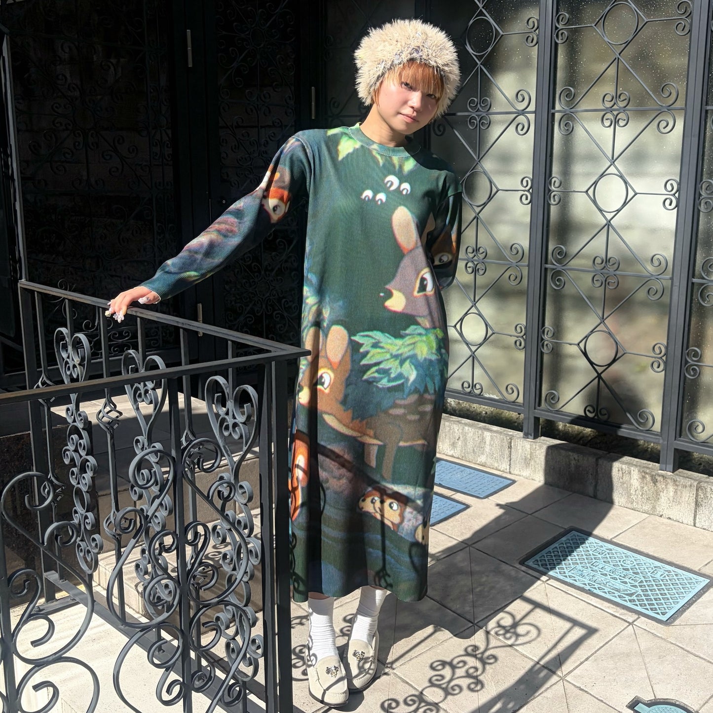 HAND KNIT BEANIE / GRAPHIC / ハンドニットビーニー
