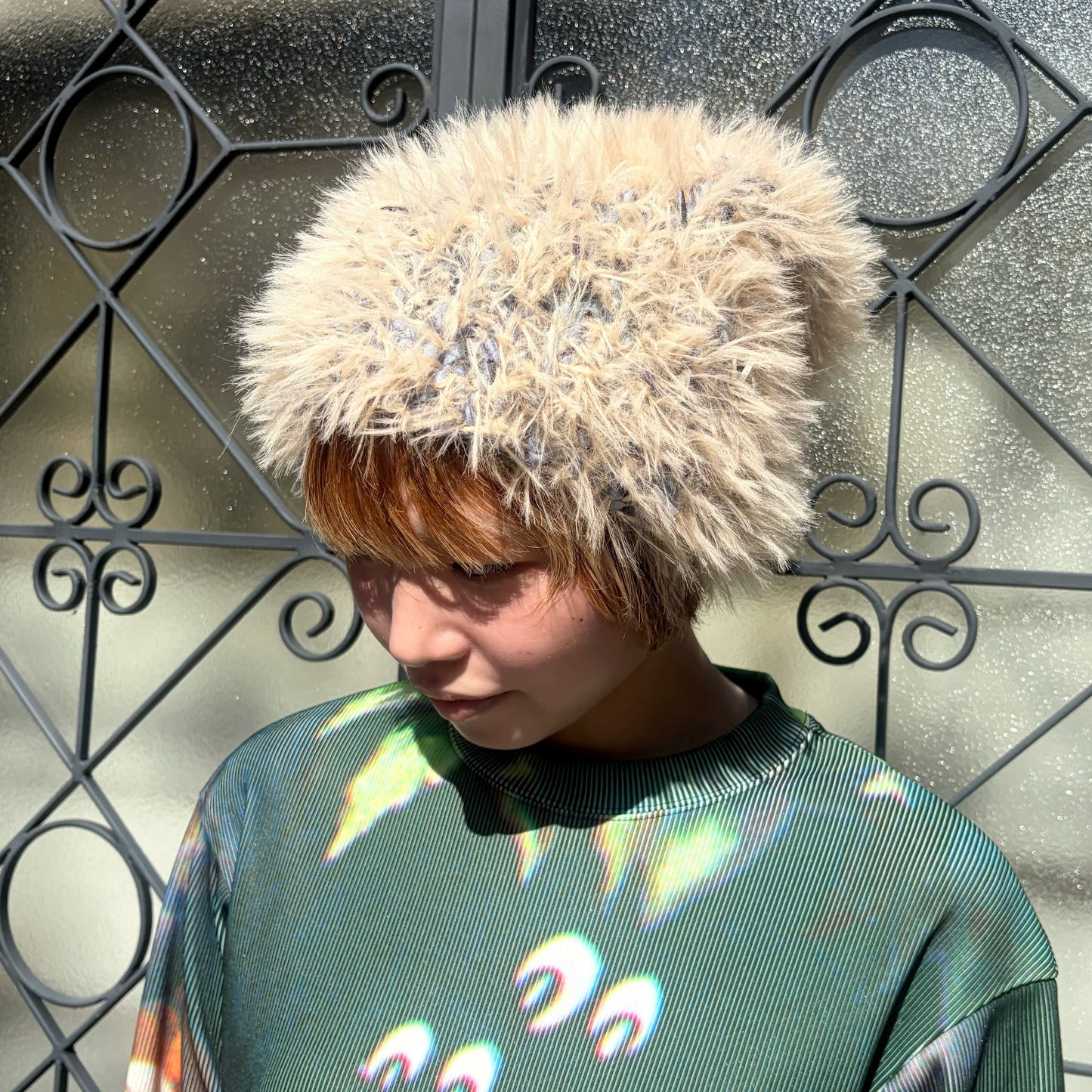 HAND KNIT BEANIE / GRAPHIC / ハンドニットビーニー