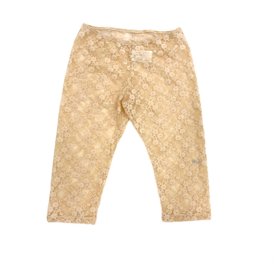 [fe.3] lace half leggings / cream / レースハーフレギンス
