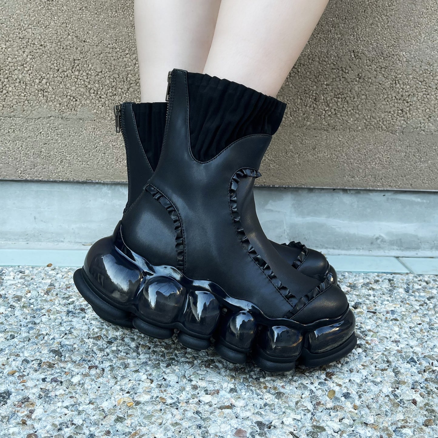 NEW "JEWELRY"HISTORY BOOTS / BLCAK / MIKIOSAKABEブーツ