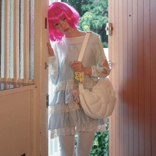 Odelia flapper dress / Powder blue / ベビードールドレス