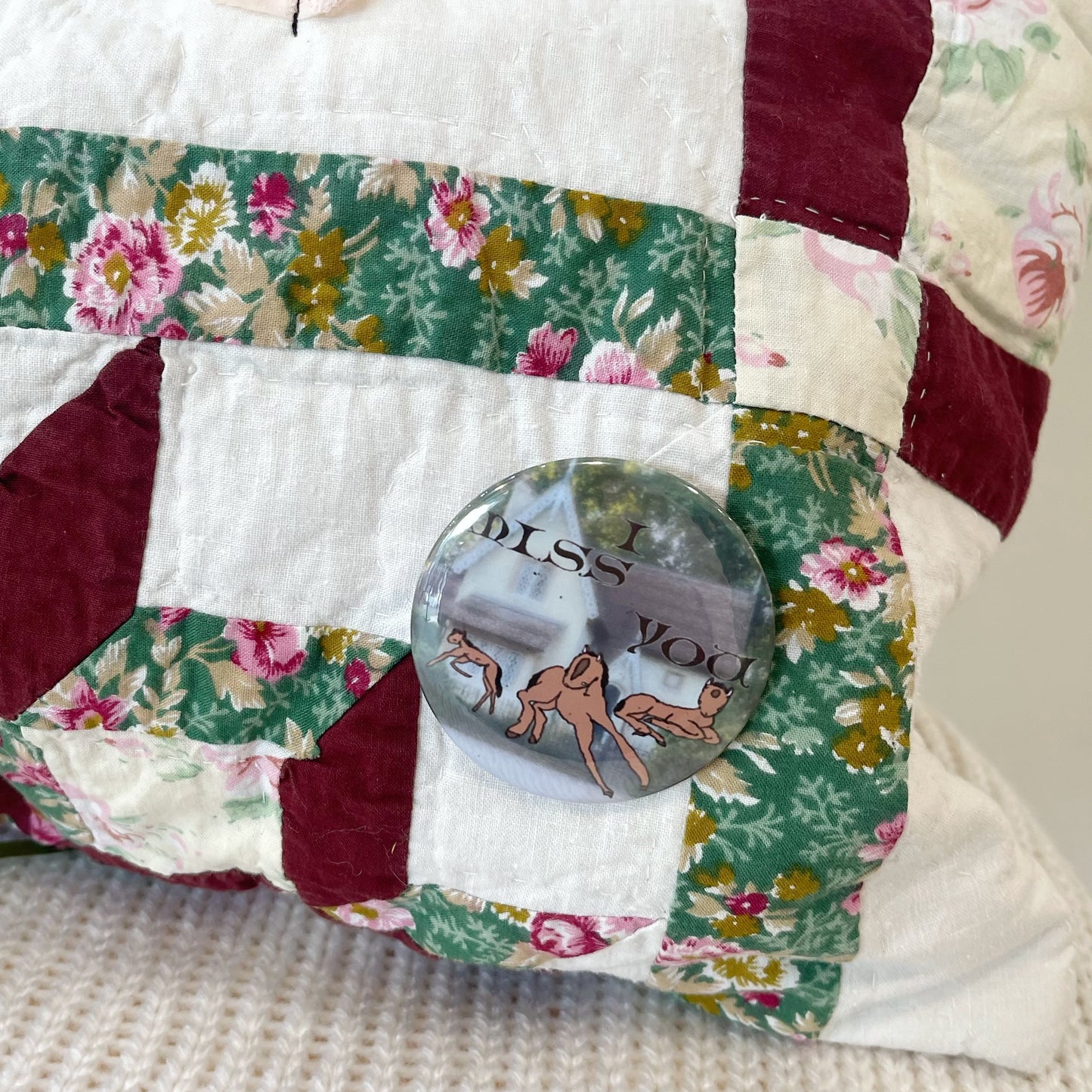 Patch work Bag+ / White / パッチワークビッグバッグ