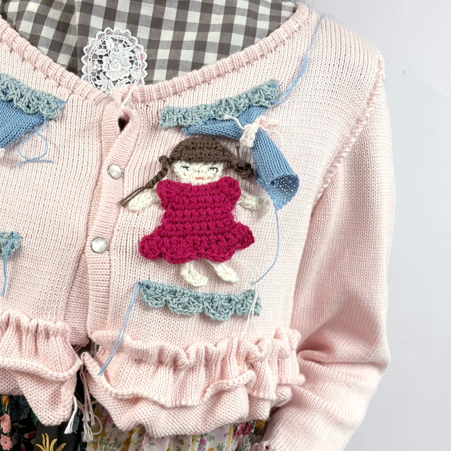 Doll cardigan / pink / ドールカーディガン