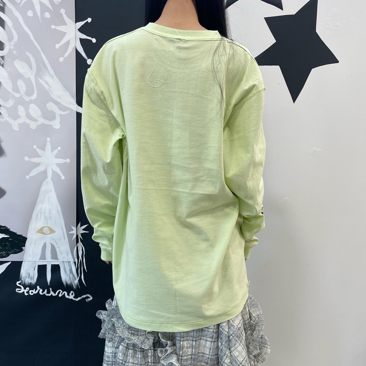Harune collabolation Long Tshirt / Green / コラボレーションロングスリーブTシャツ