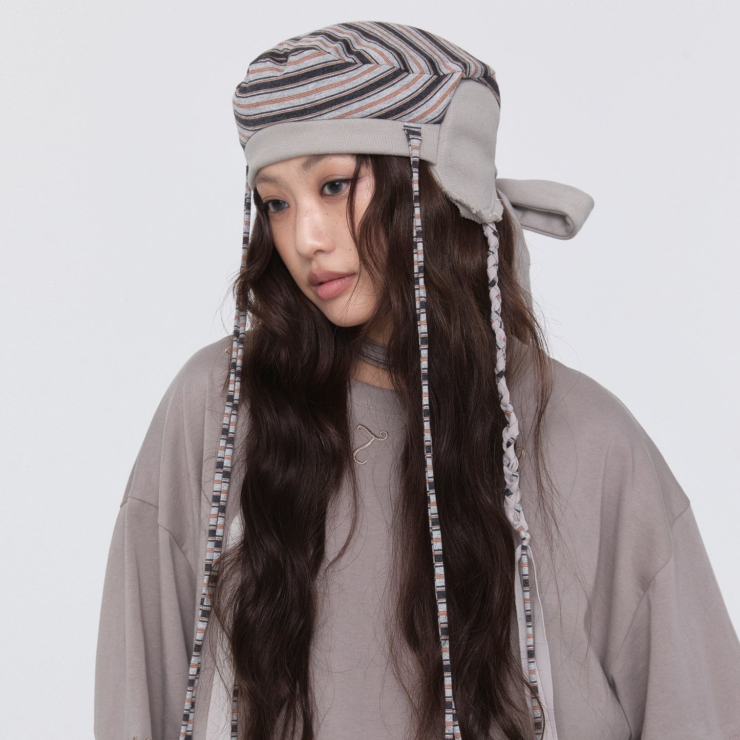 Reversible Jersey Beret / Grey / リバーシブルジャージべレー