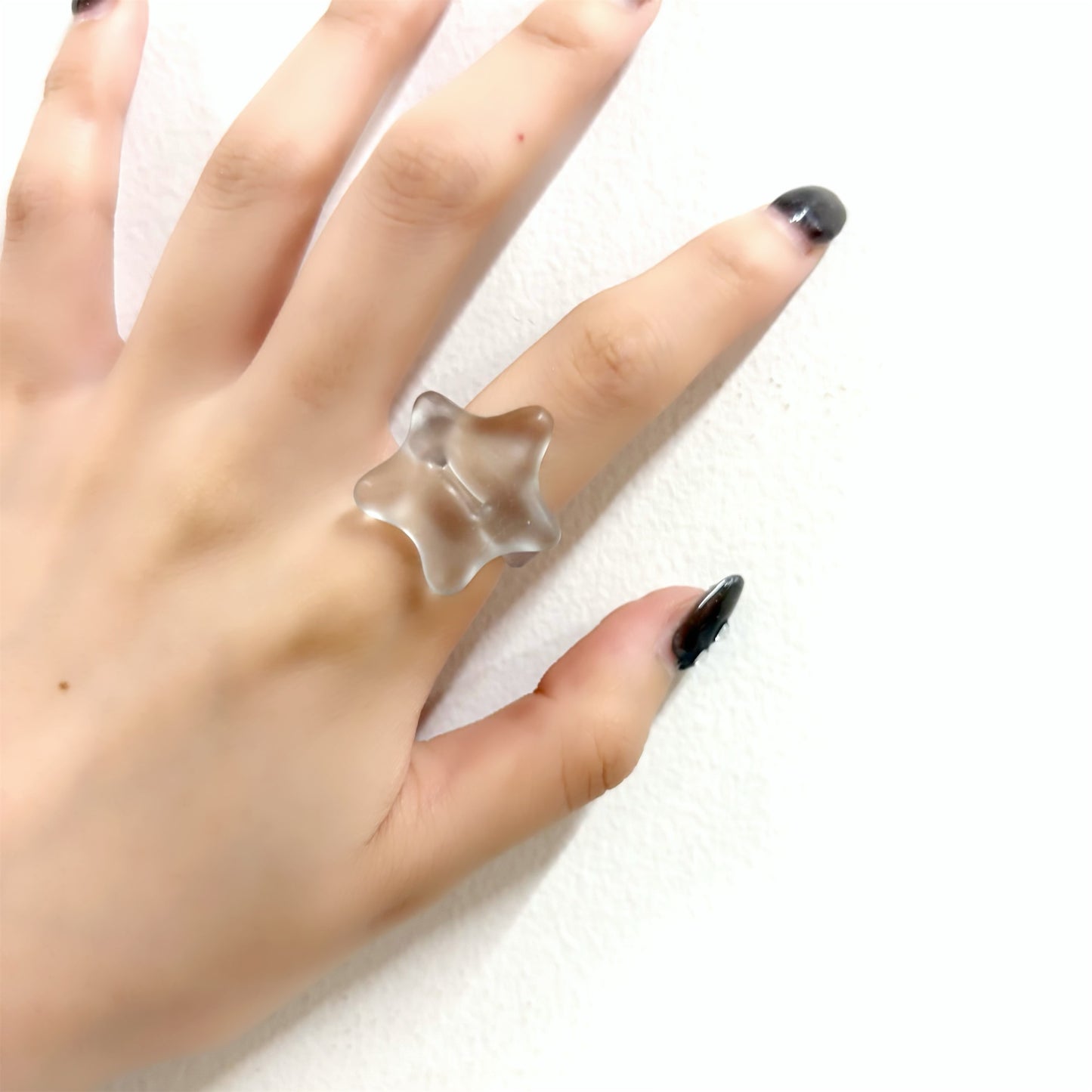 STAR RING / BLUE-matte / スターリング