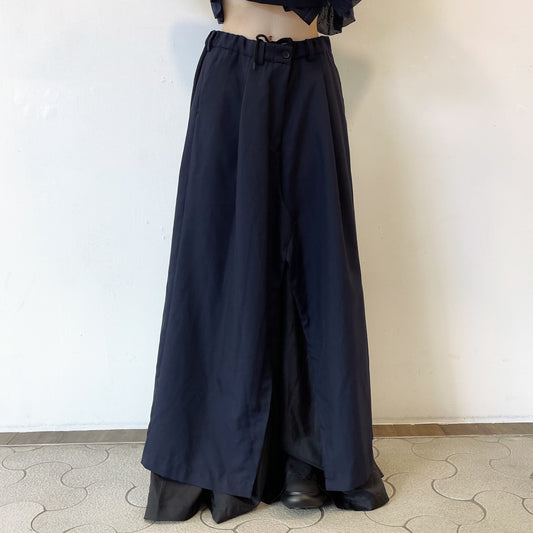 OFF SHOULDER DRESS / NAVY / オフショルダードレス