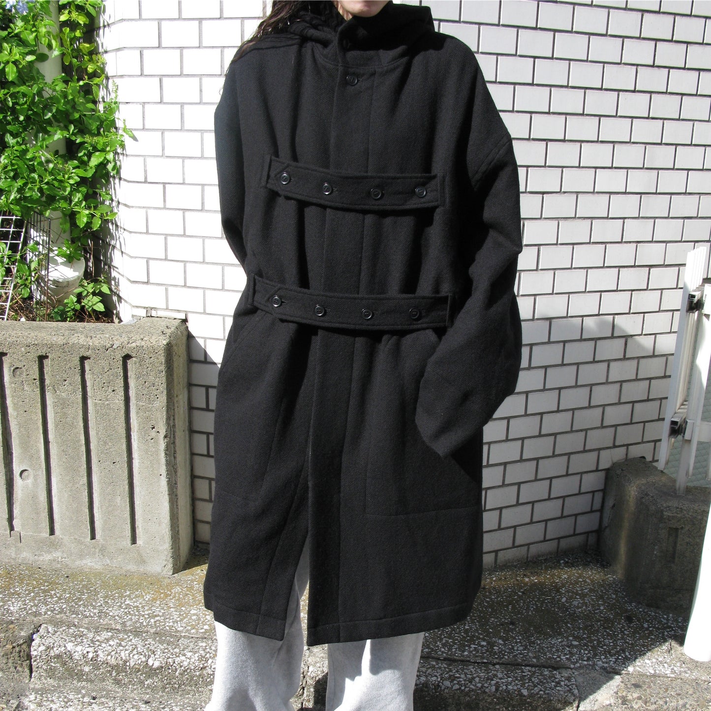 DAD’S CORT / BLACK / ウールコート