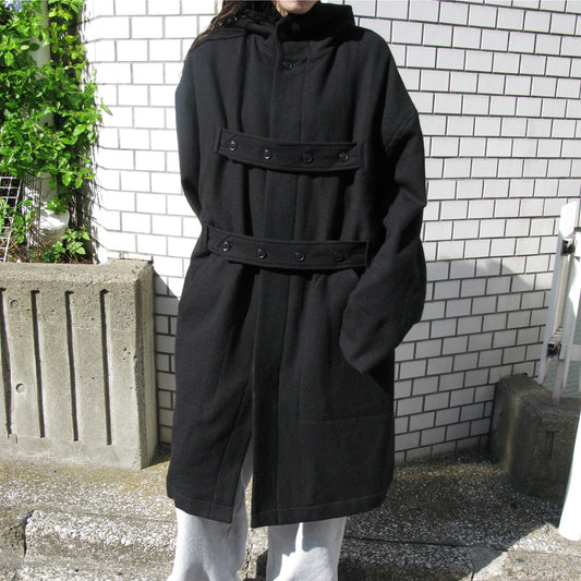 DAD’S CORT / BLACK / ウールコート