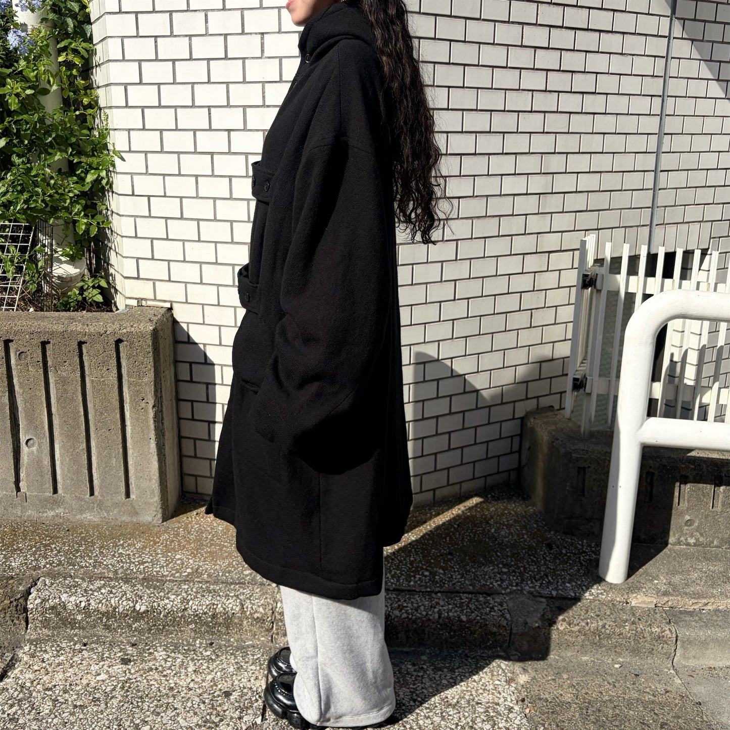 DAD’S CORT / BLACK / ウールコート