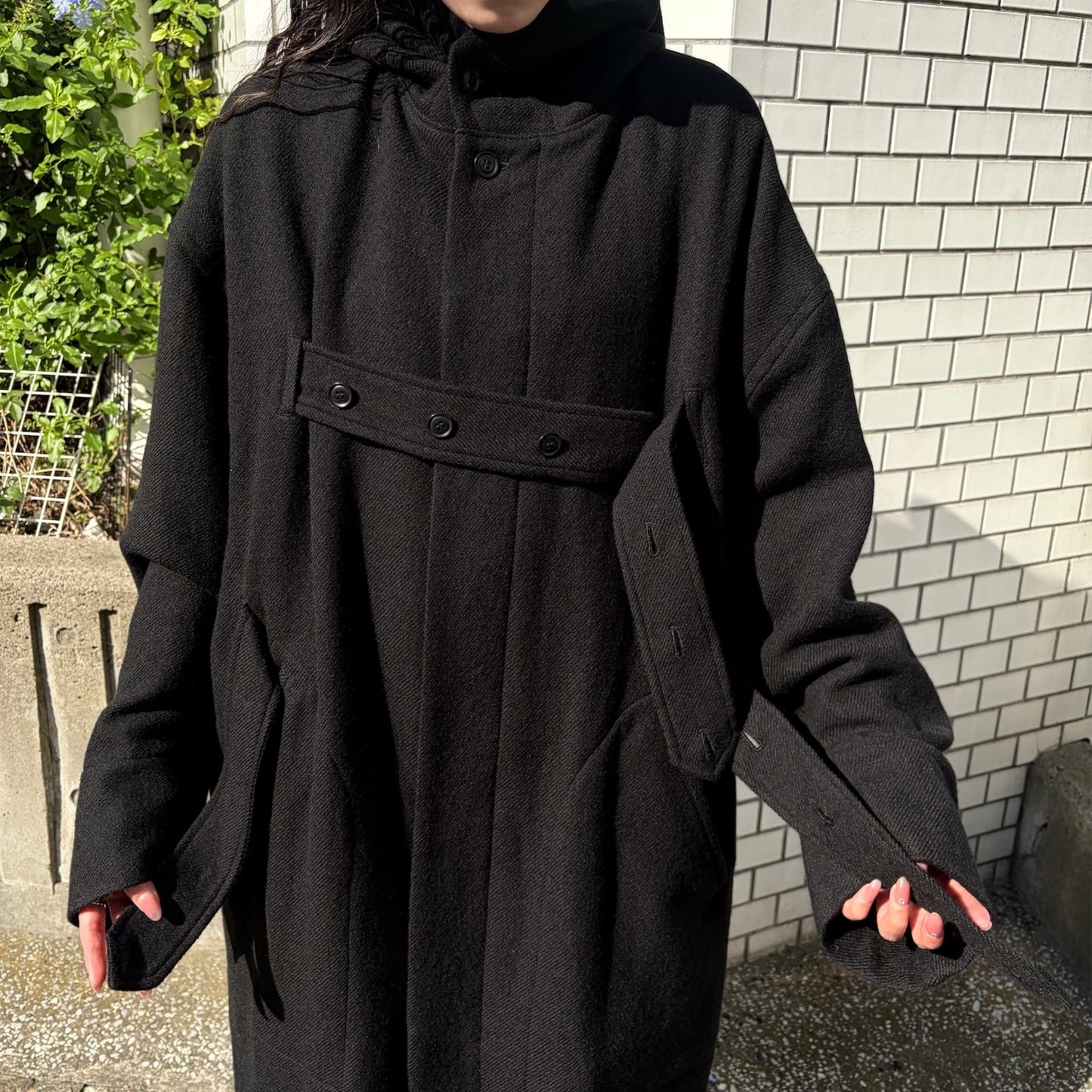 DAD’S CORT / BLACK / ウールコート