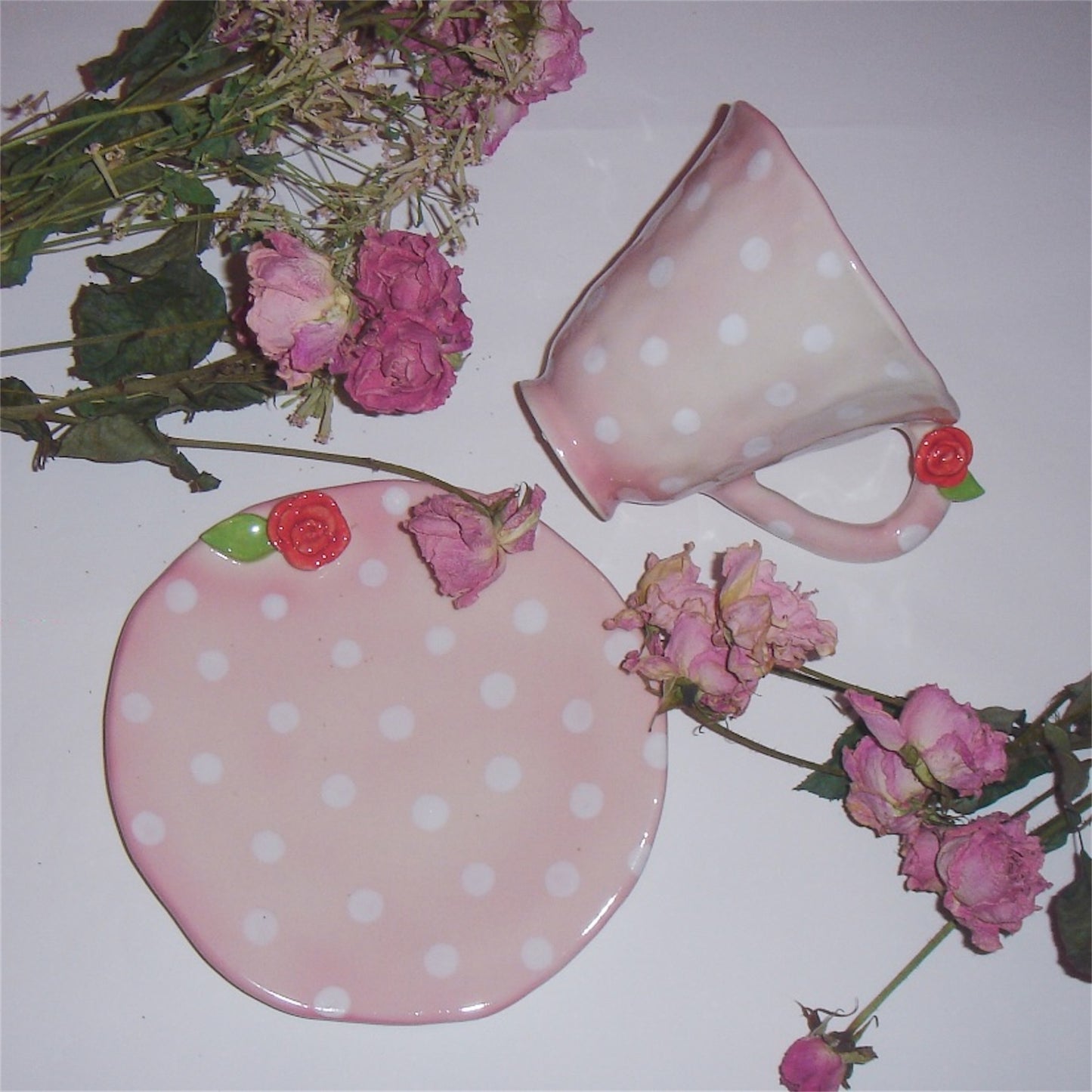 Rose dots cup / ローズドットカップ
